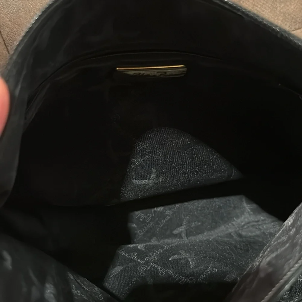 Paloma Picasso‎ Vintage Italian black handbag